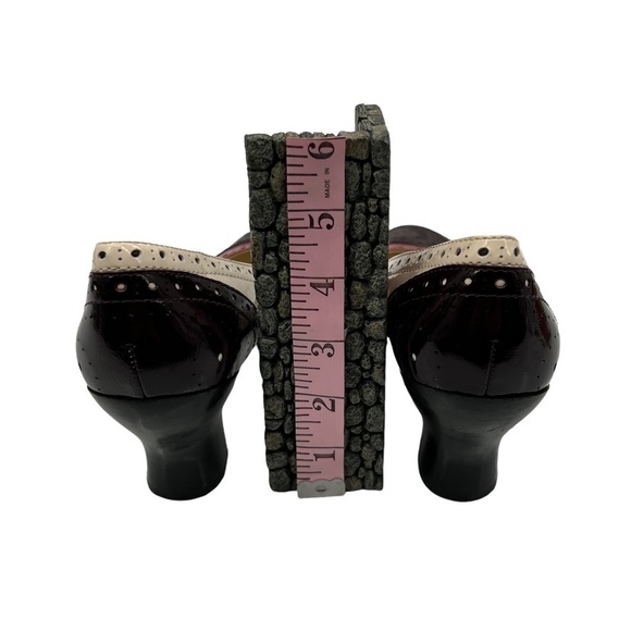 Franco Sarto Brandy Patent Purple Round Toe Block Heel Pumps Size 8 Women’s - Picture 8 of 10